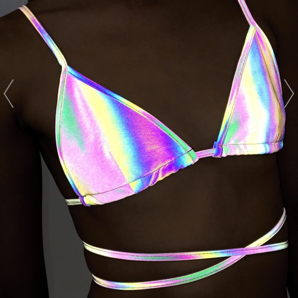 Dolls Kill Reflective Top